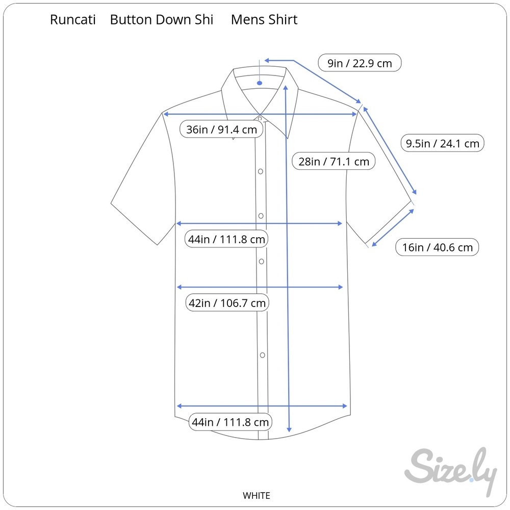 Runcati Men's Button Down Shirt, Short Sleeve White, Large Stretchy, Lightweight - Picture 10 of 10